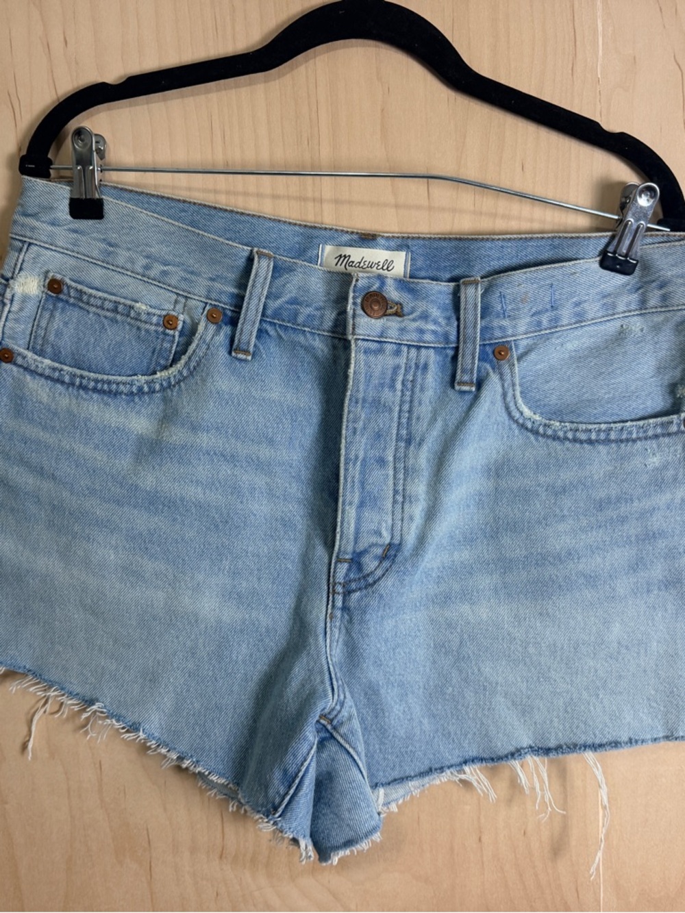 Madewell Light Blue Denim Jean Shorts